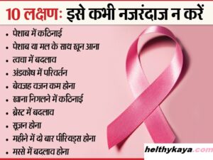 Cancer Symptoms in Hindi